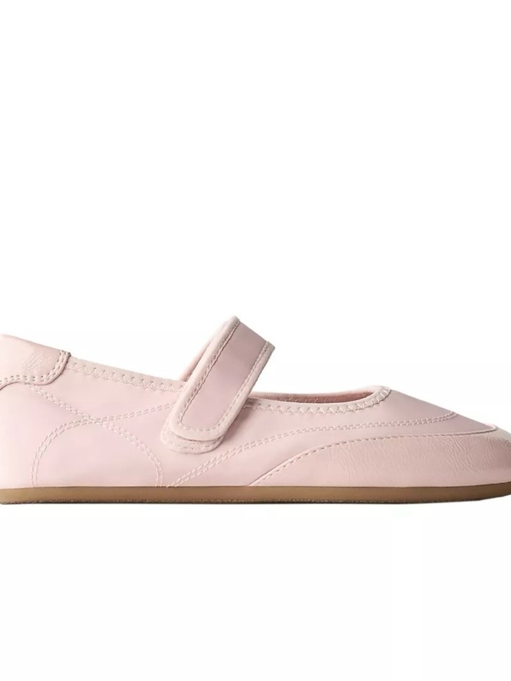 NWT Zara pink Mary Jane Sporty Ballet Flats